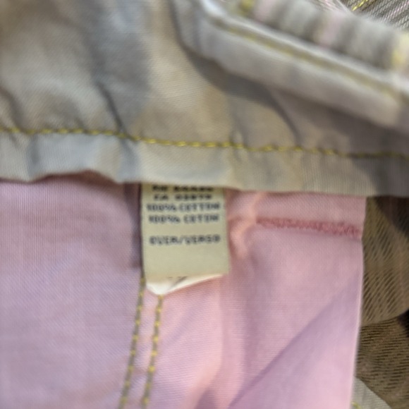 Y2k VTG American Eagle Pastel Striped Denim Pencil Skirt 4 Retro Preppy Twee - Picture 7 of 10